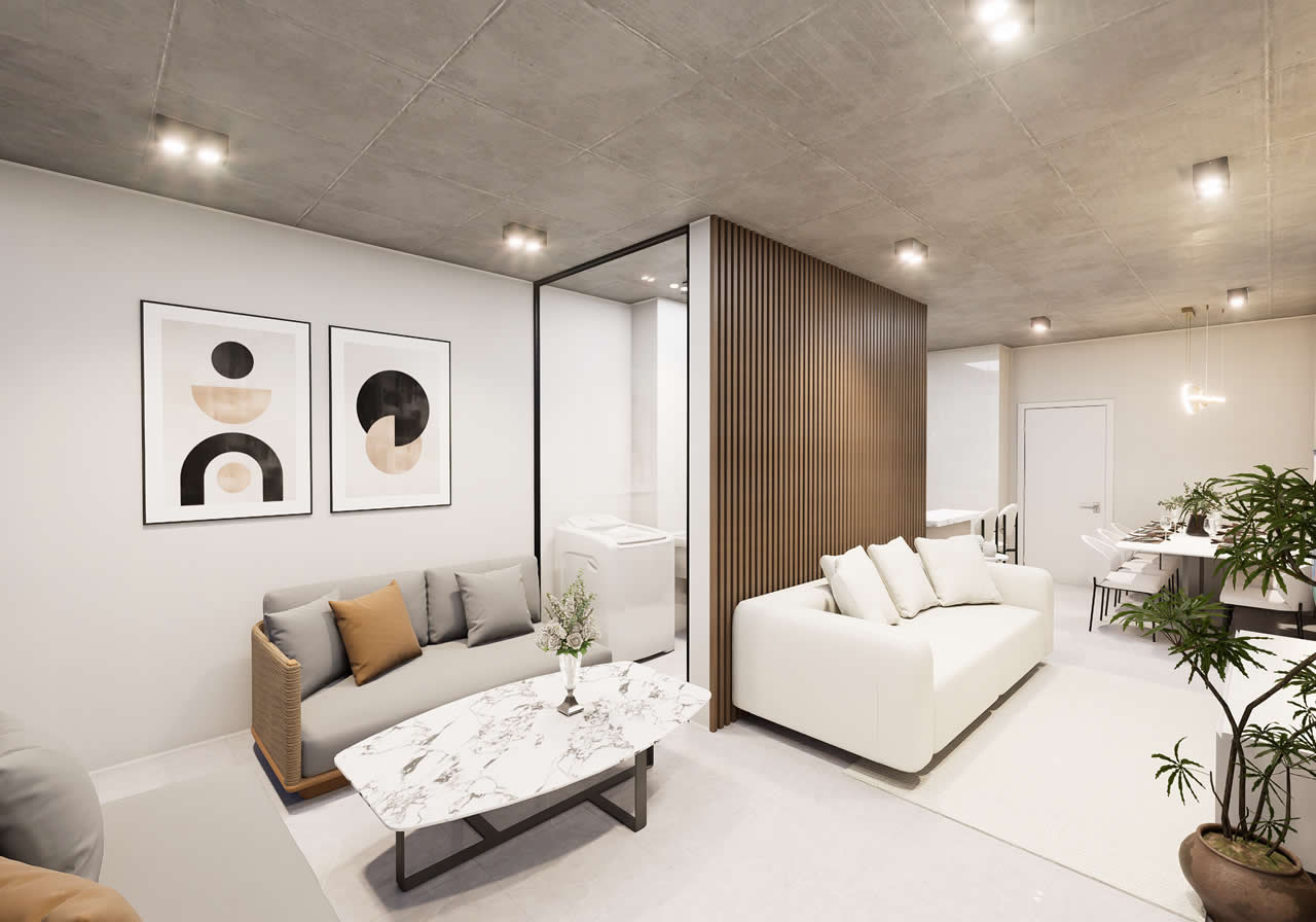 Área de lazer — render externo