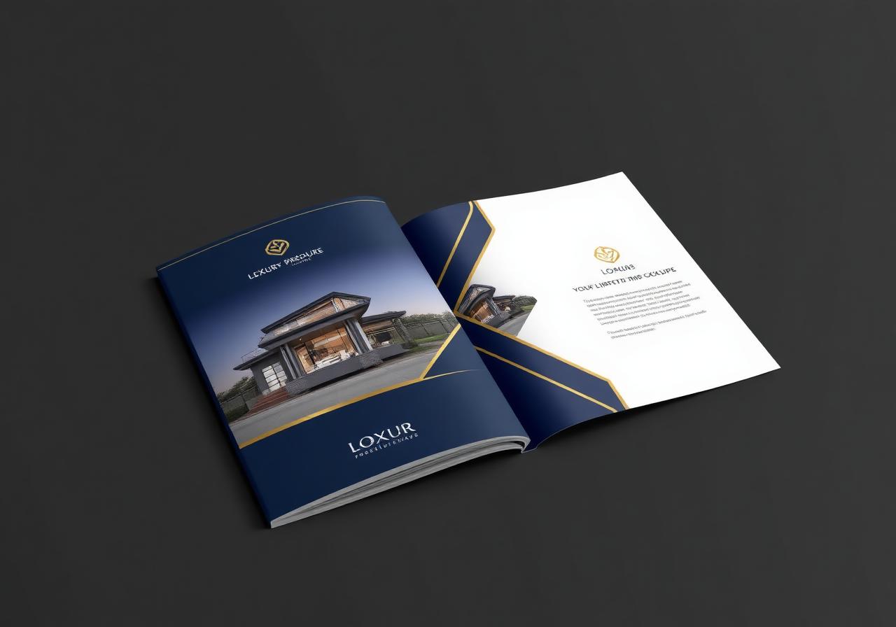 Mockup de prospecto digital